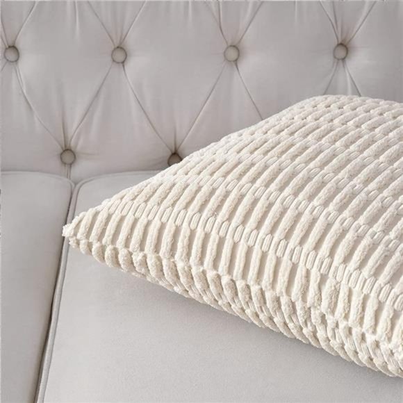 2 Pack Boho Decorative Throw Pillow Covers 18x18 Inch for Living Room Couch Bed - Picture 3 of 7